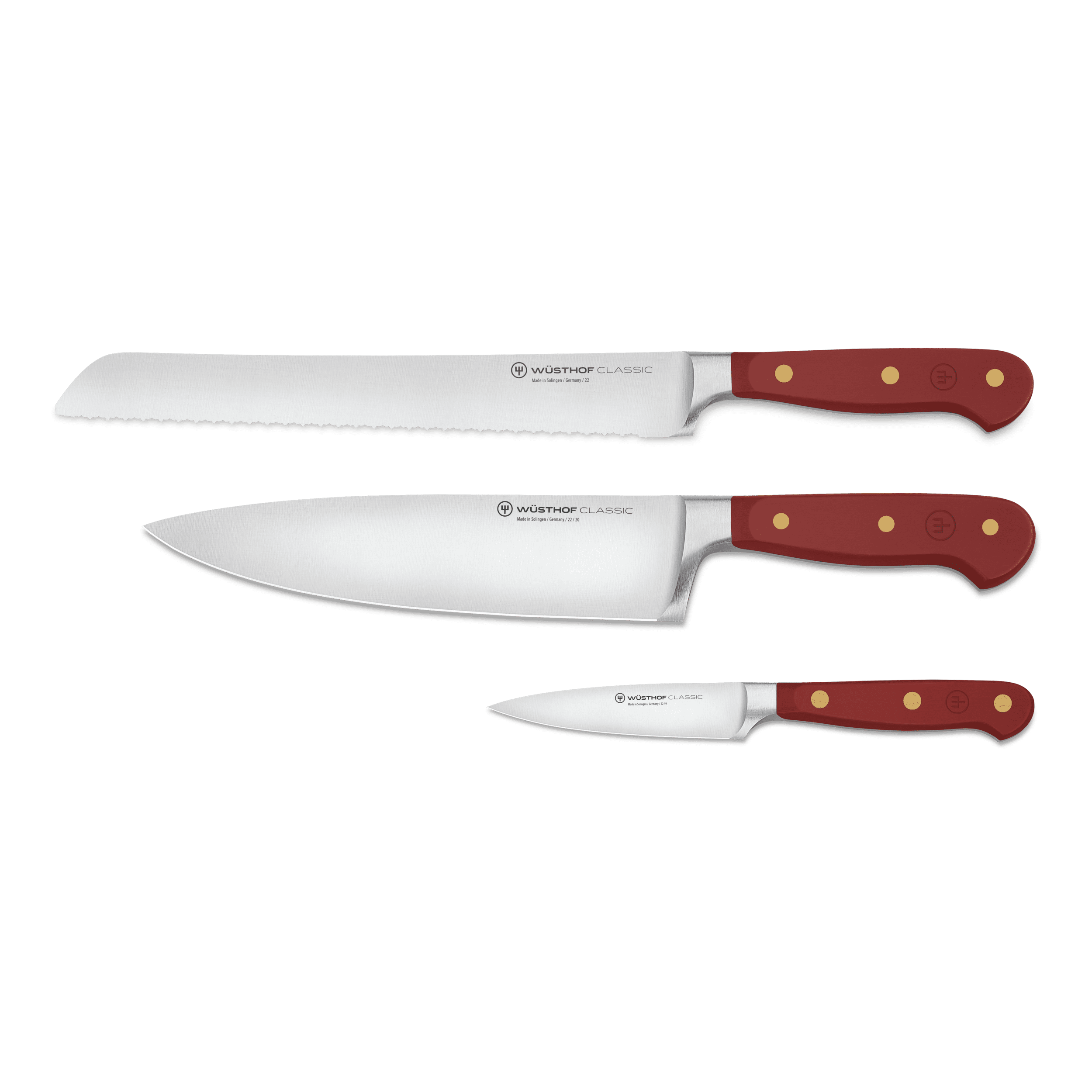 WÜSTHOF Classic 3-Piece Essential Knife Set - Tasty Sumac