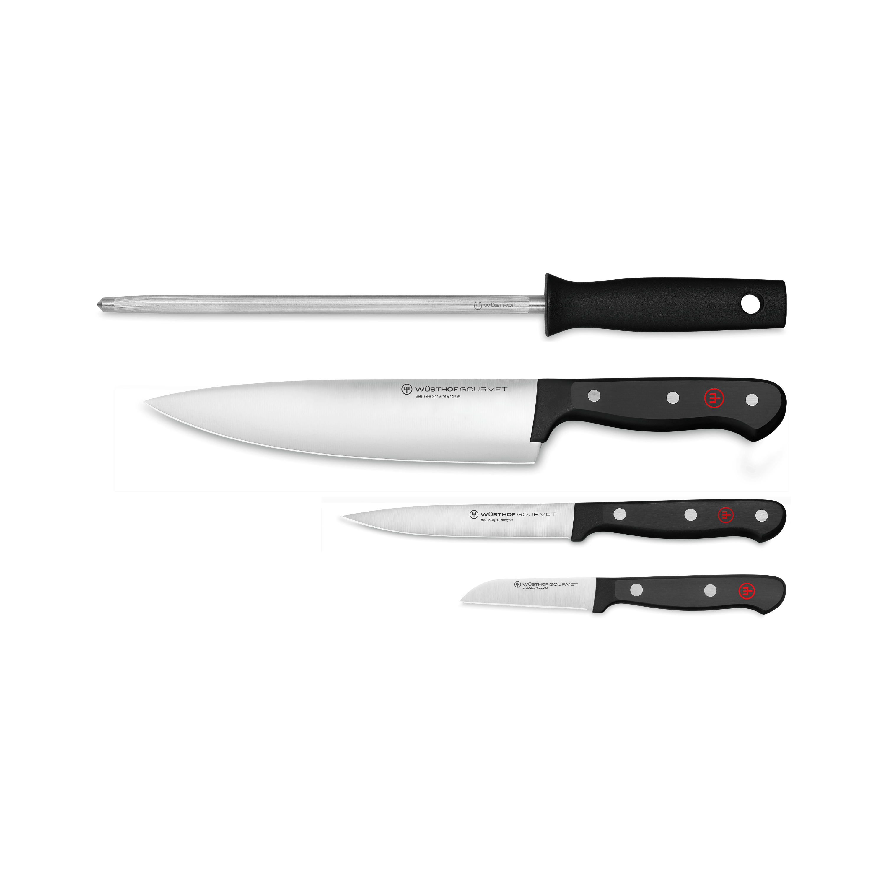 WÜSTHOF Gourmet 4-Piece Chef's Knife Set