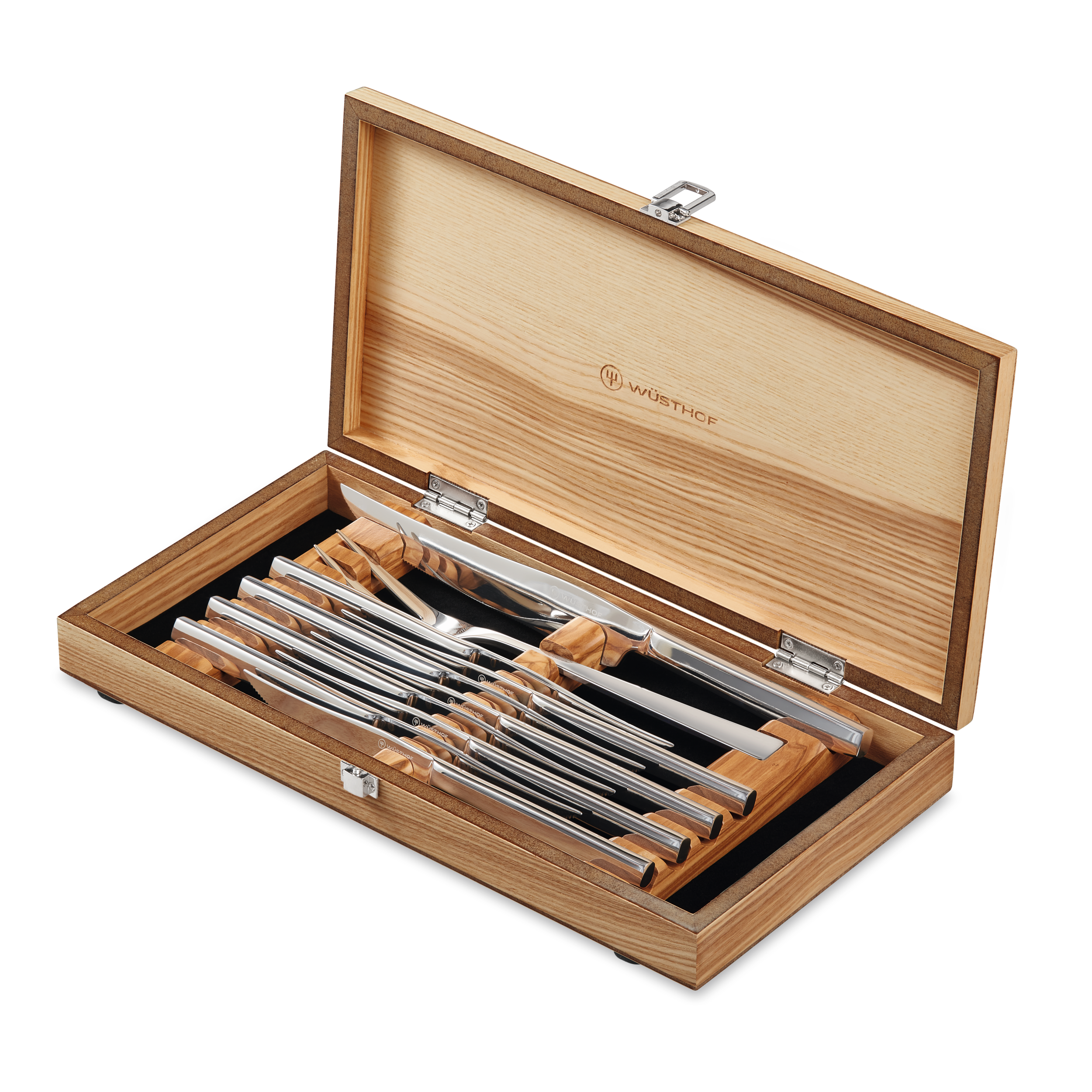 WÜSTHOF 10-Piece Stainless Mignon Steak & Carving Set WÜSTHOF 10-Piece Stainless Mignon Steak & Carving Set