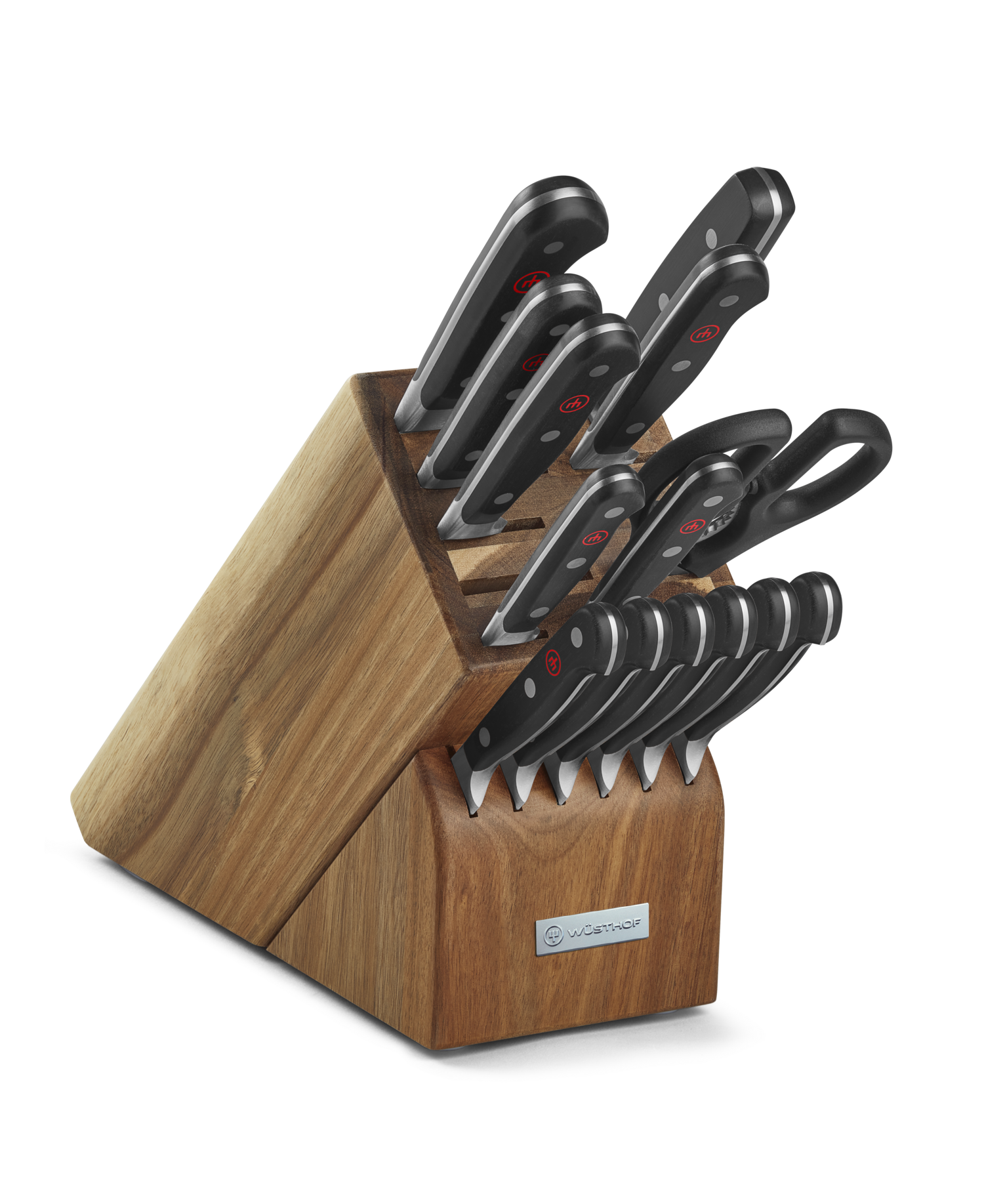 WUSTHOF(ヴォストフ) スチール棒 小判 32㎝ WÜSTHOF Classic 15-Piece Knife Block Set