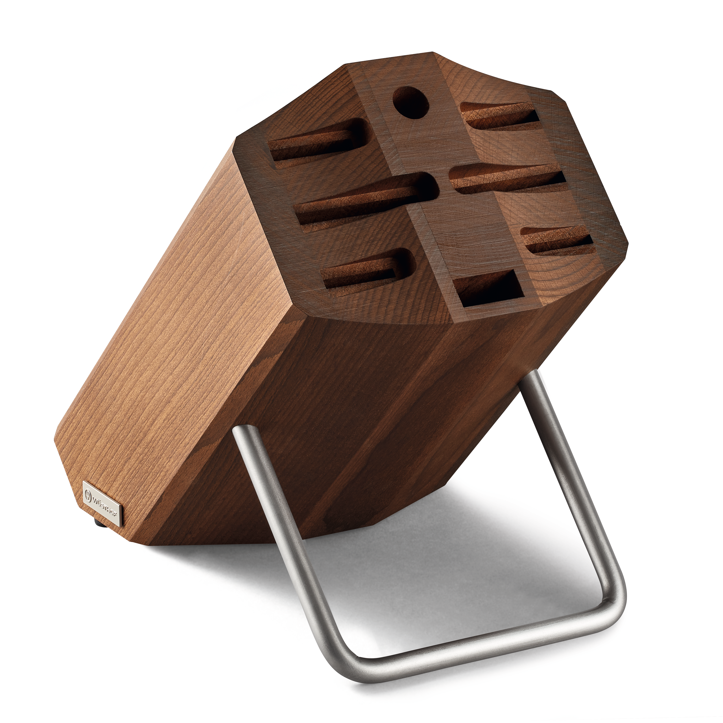 WÜSTHOF 8-Slot Heat Treated Beech Knife Block