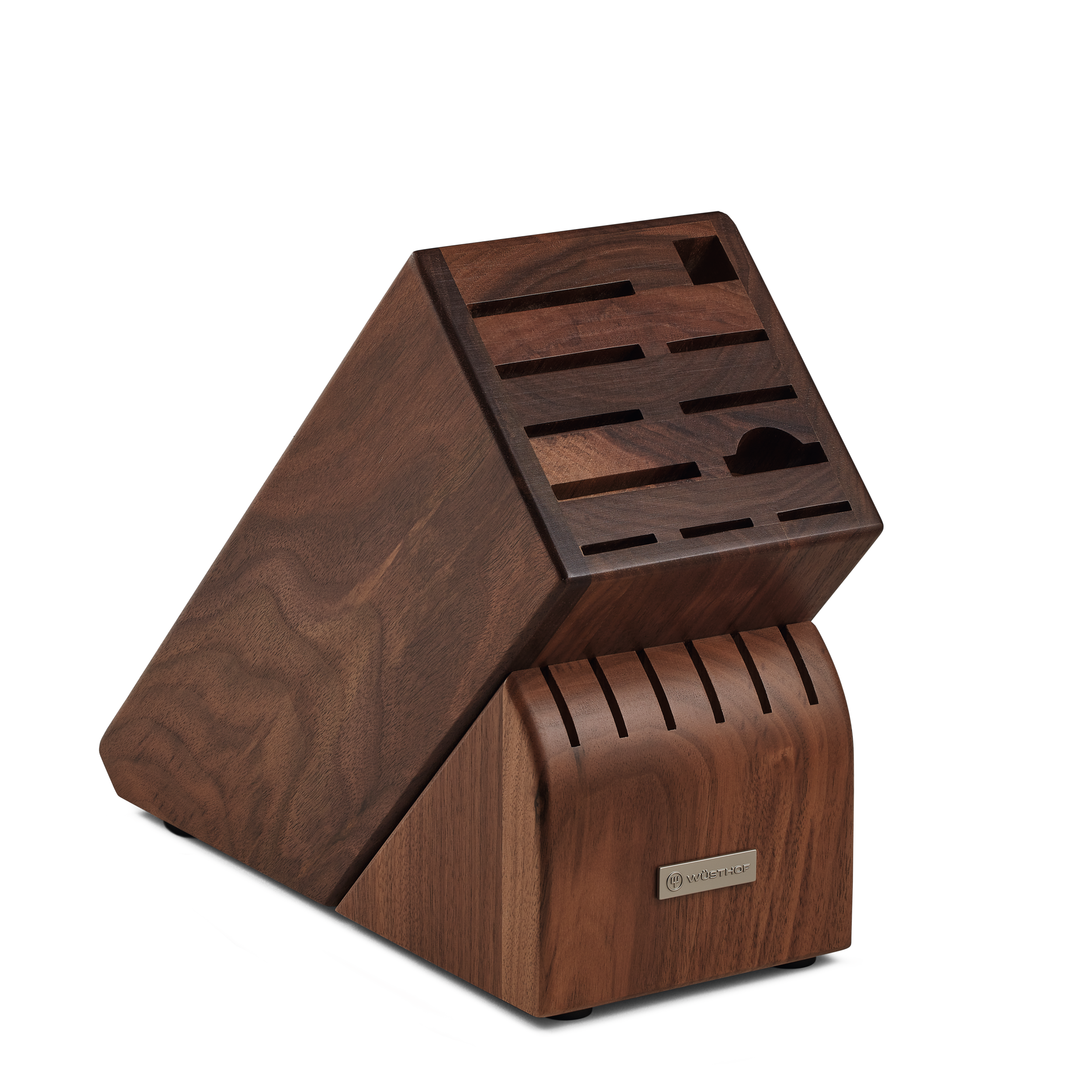 WÜSTHOF 17-Slot Walnut Knife Block