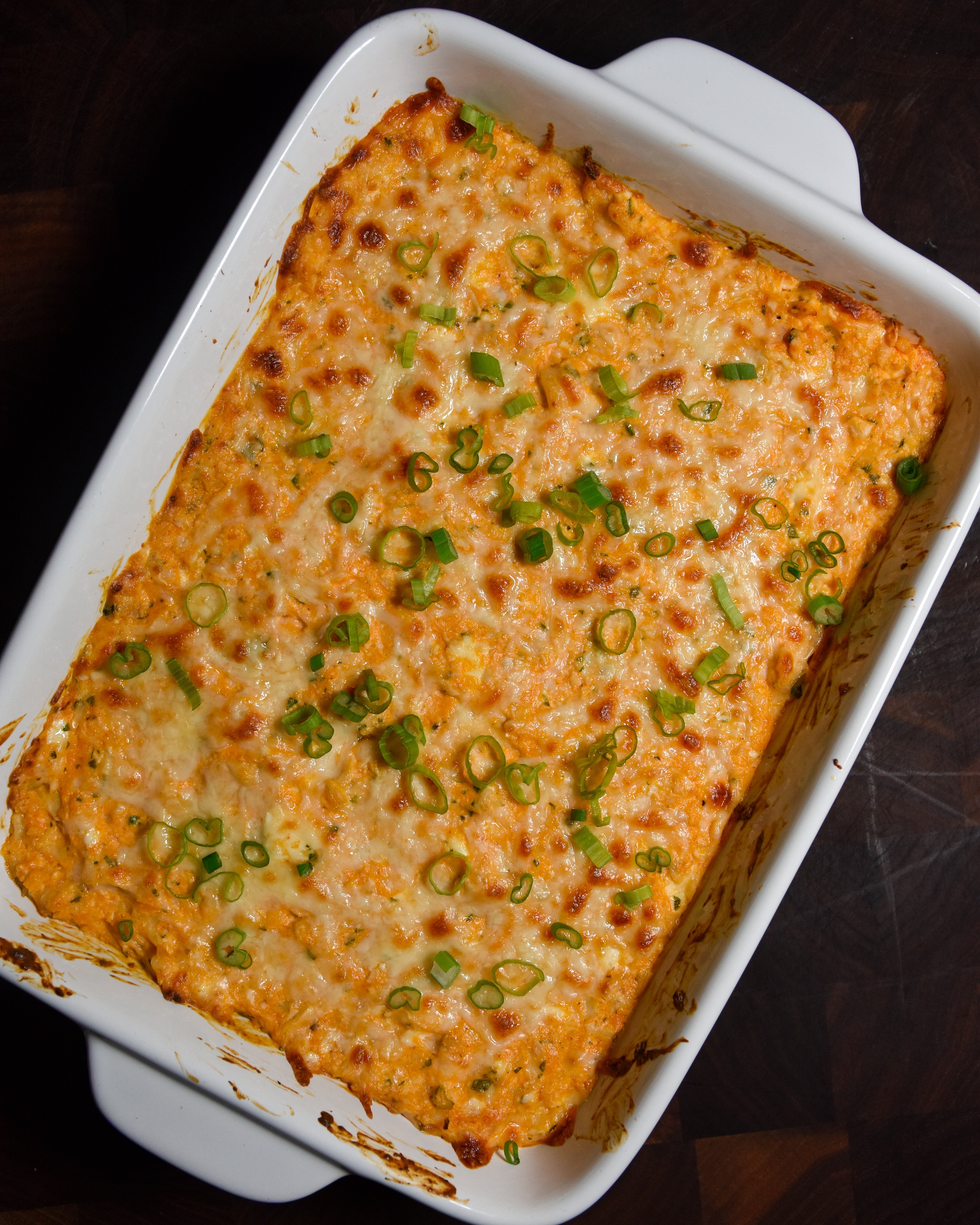 Buffalo Chicken Dip completed