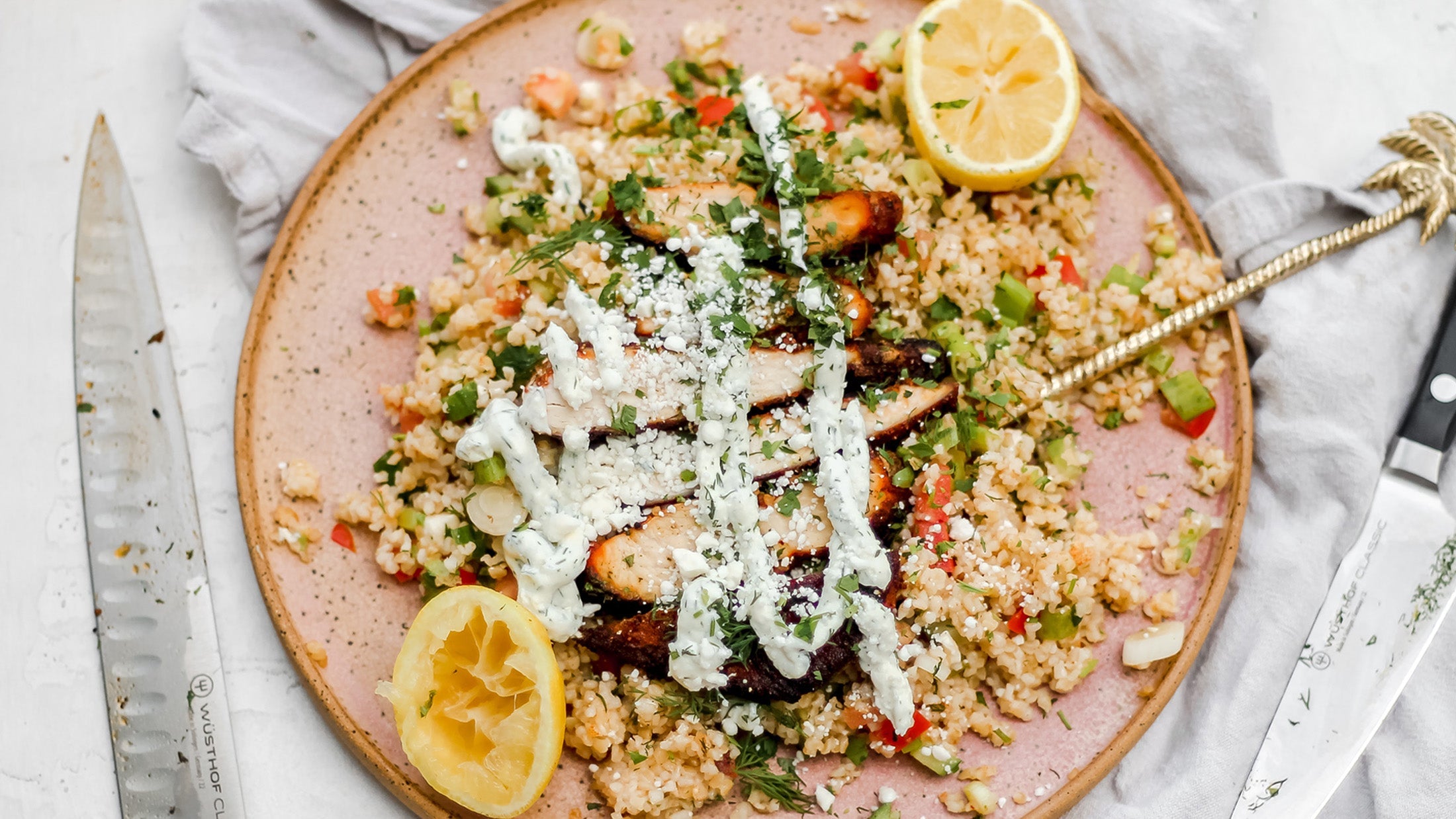 WÜSTHOF Harissa Chicken Bowls