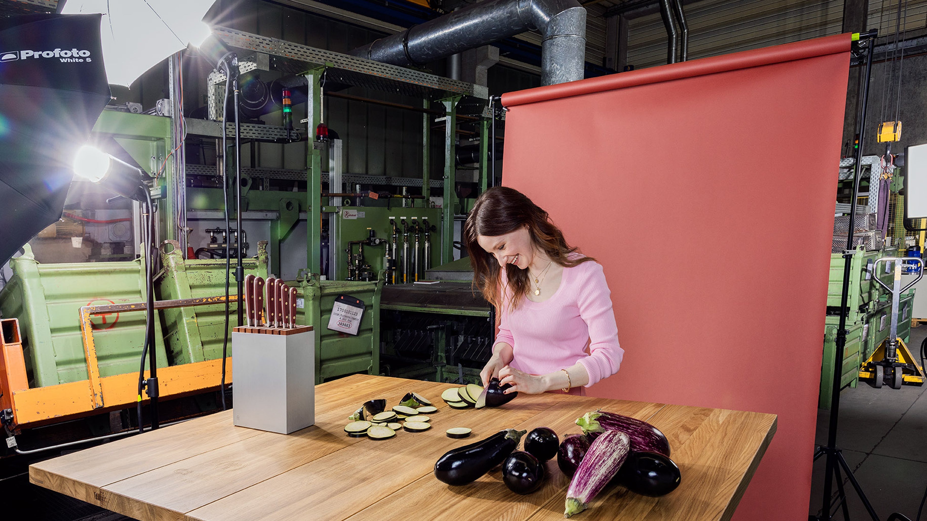 WÜSTHOF Smoky Roasted Eggplant Dip with Homemade Sumac Pita Chips