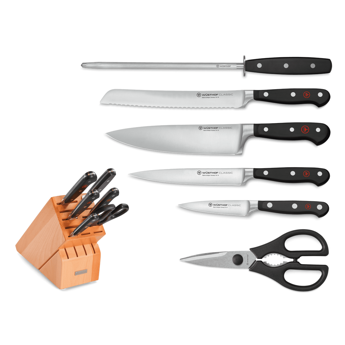 Classic 7-Piece Knife Block Set