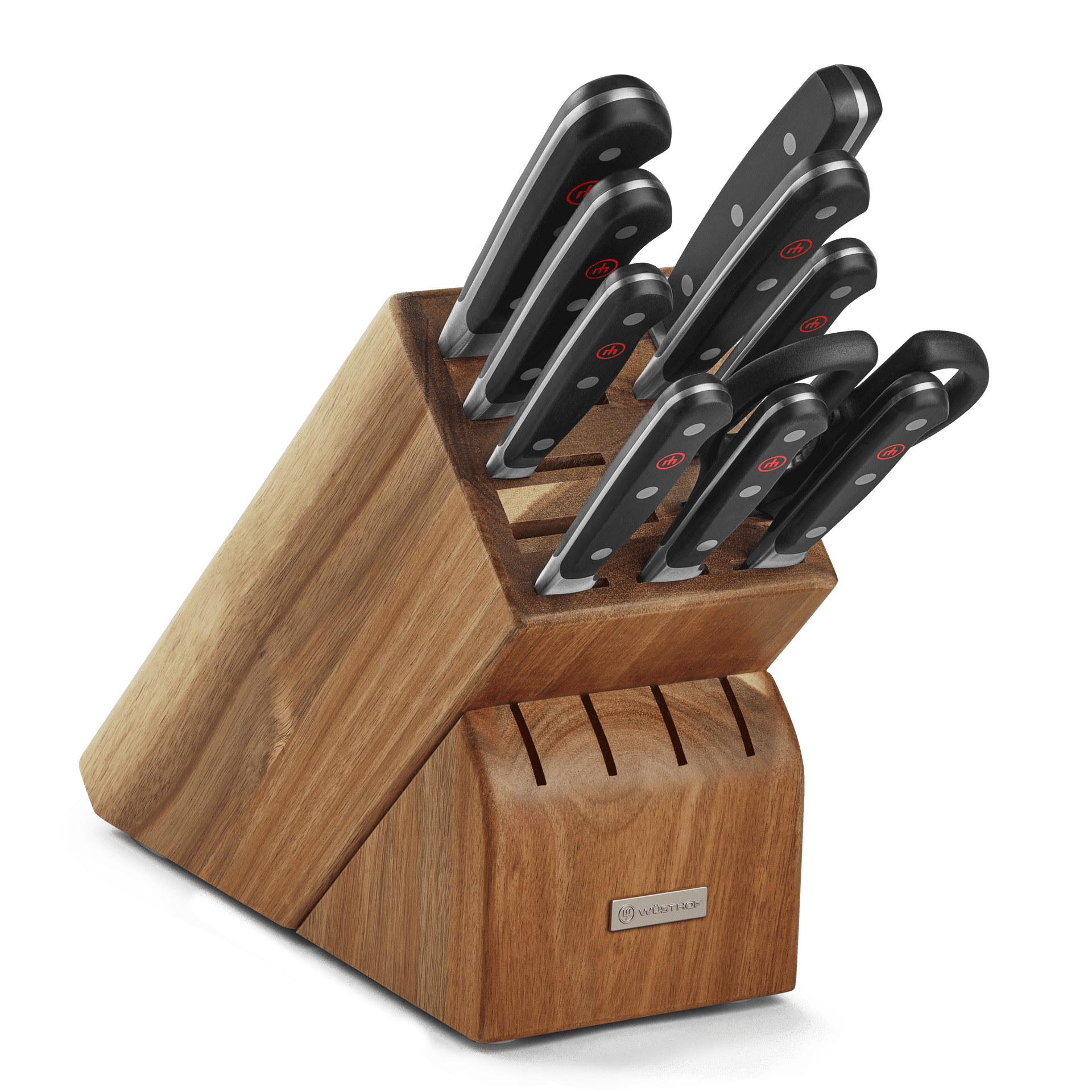 Classic 11-Piece Knife Block Set, Acacia
