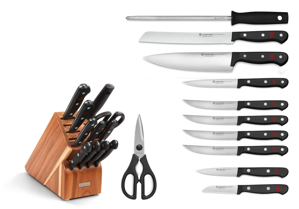 Gourmet 12-Piece Knife Block Set