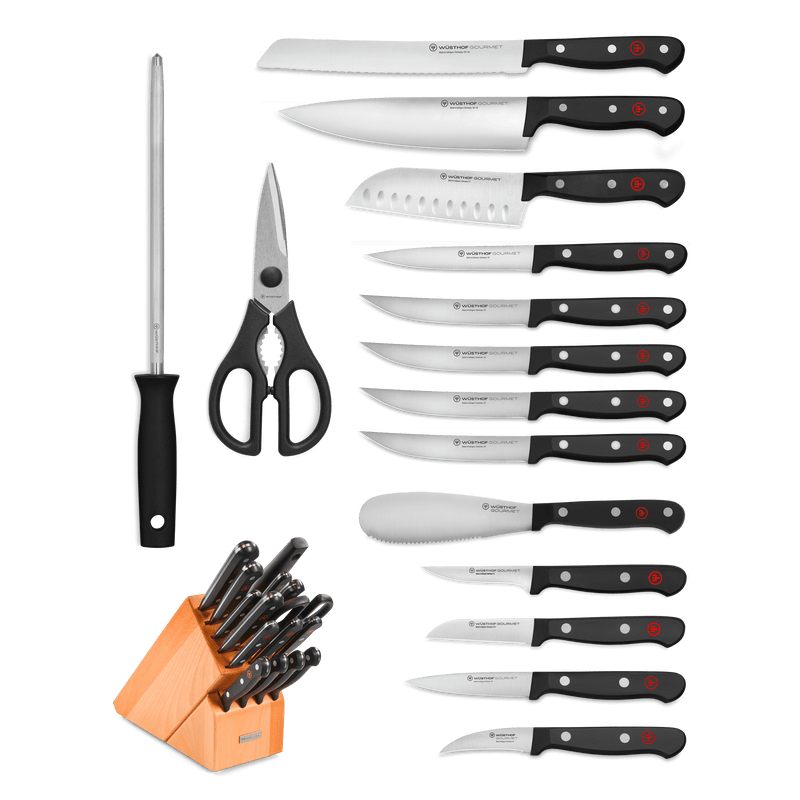Gourmet 16-Piece Knife Block Set