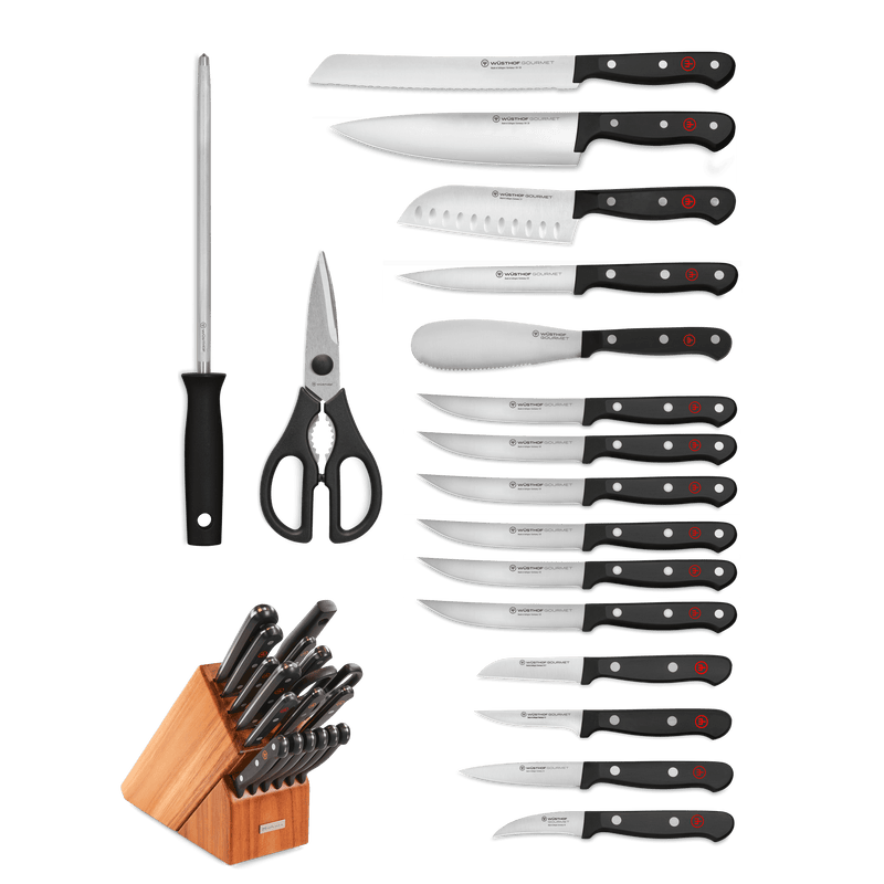 Gourmet 18-Piece Knife Block Set