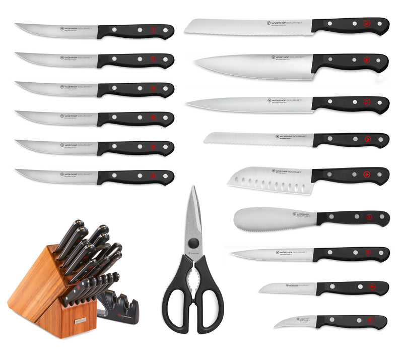 Gourmet 18-Piece Knife Block Set