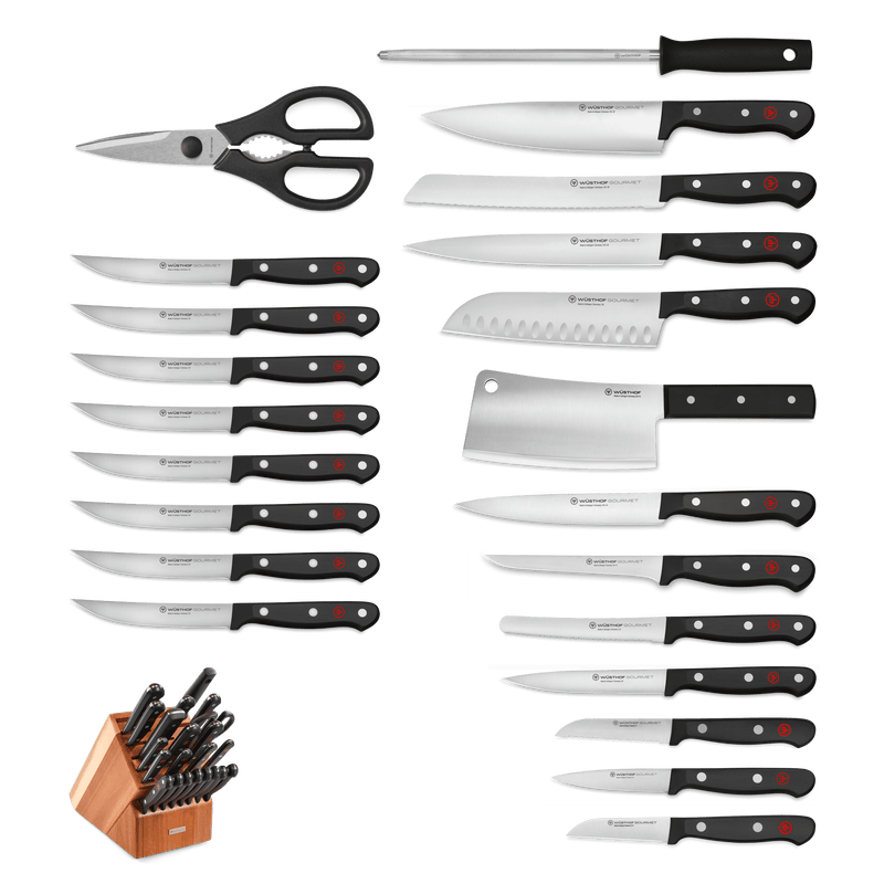 Gourmet 23-Piece Knife Block Set