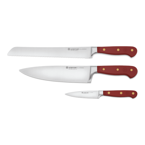 WÜSTHOF Classic 3-Piece Essential Knife Set - Tasty Sumac