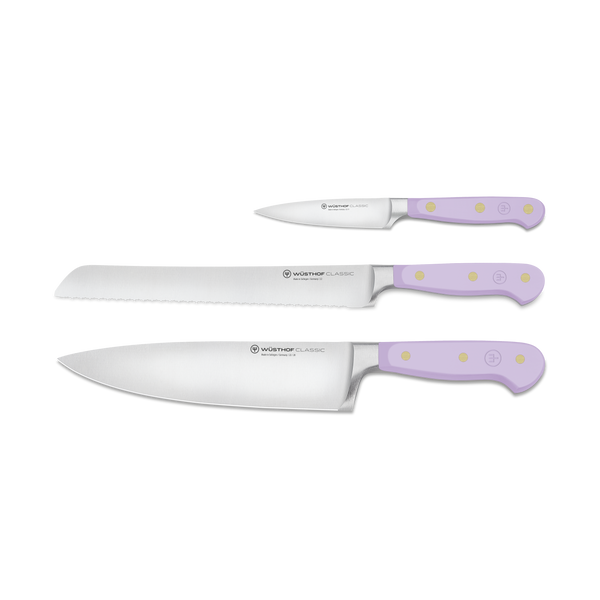 WÜSTHOF Classic 3-Piece Essential Knife Set - Purple Yam