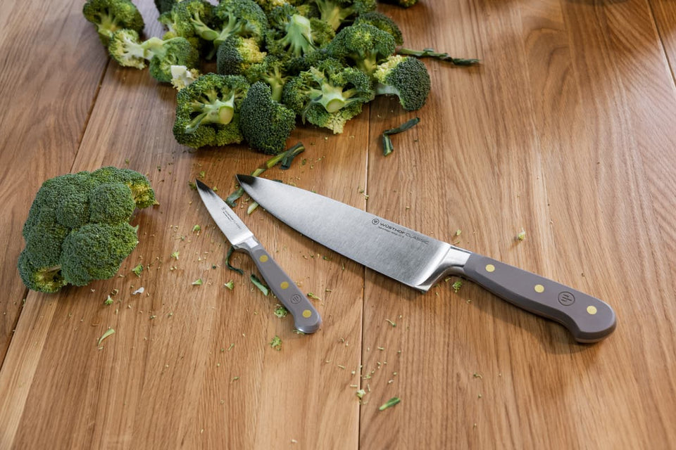 WÜSTHOF Sesame Broccoli & Oyster Mushrooms with Crispy Onions