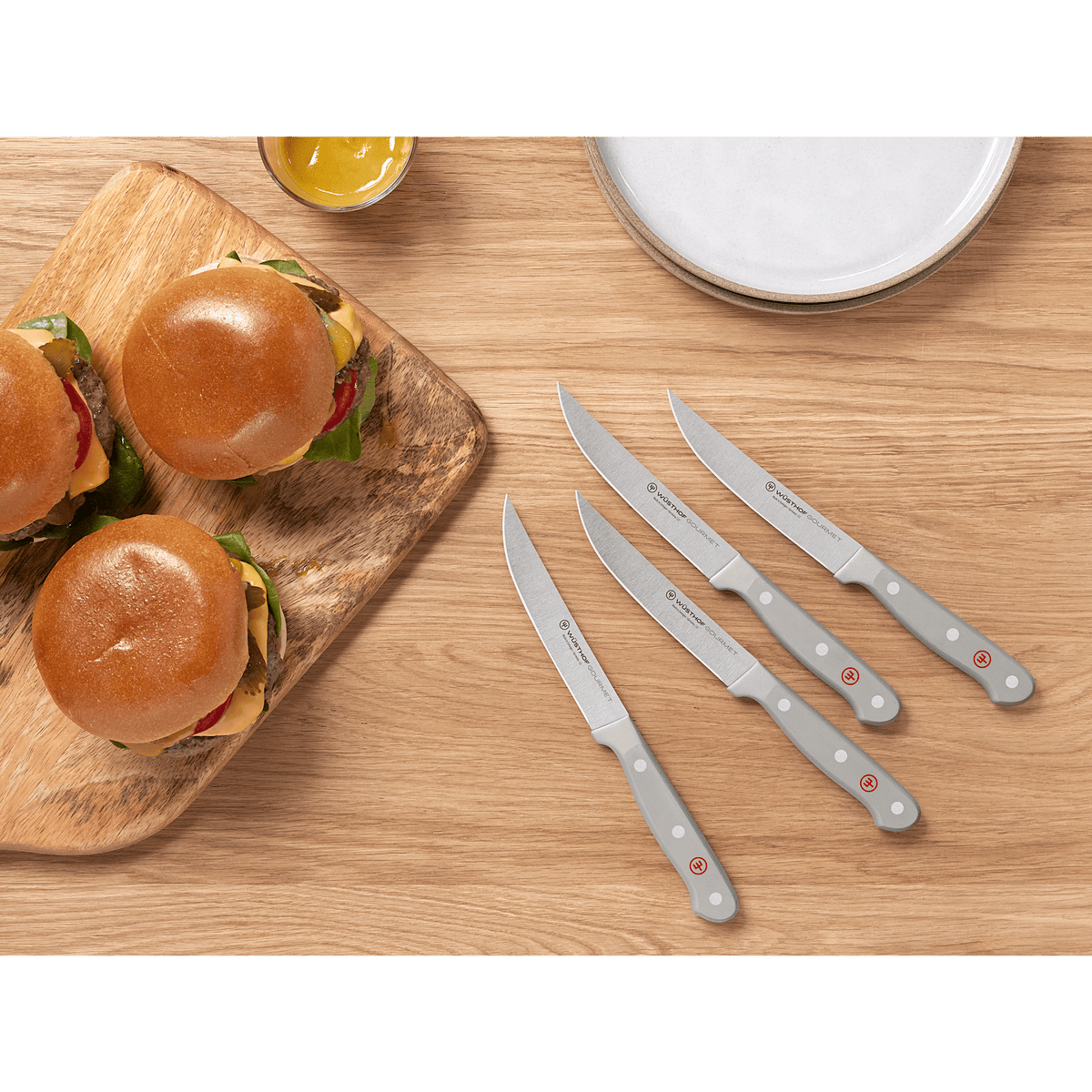 Gourmet Grey 9-Piece Knife Set