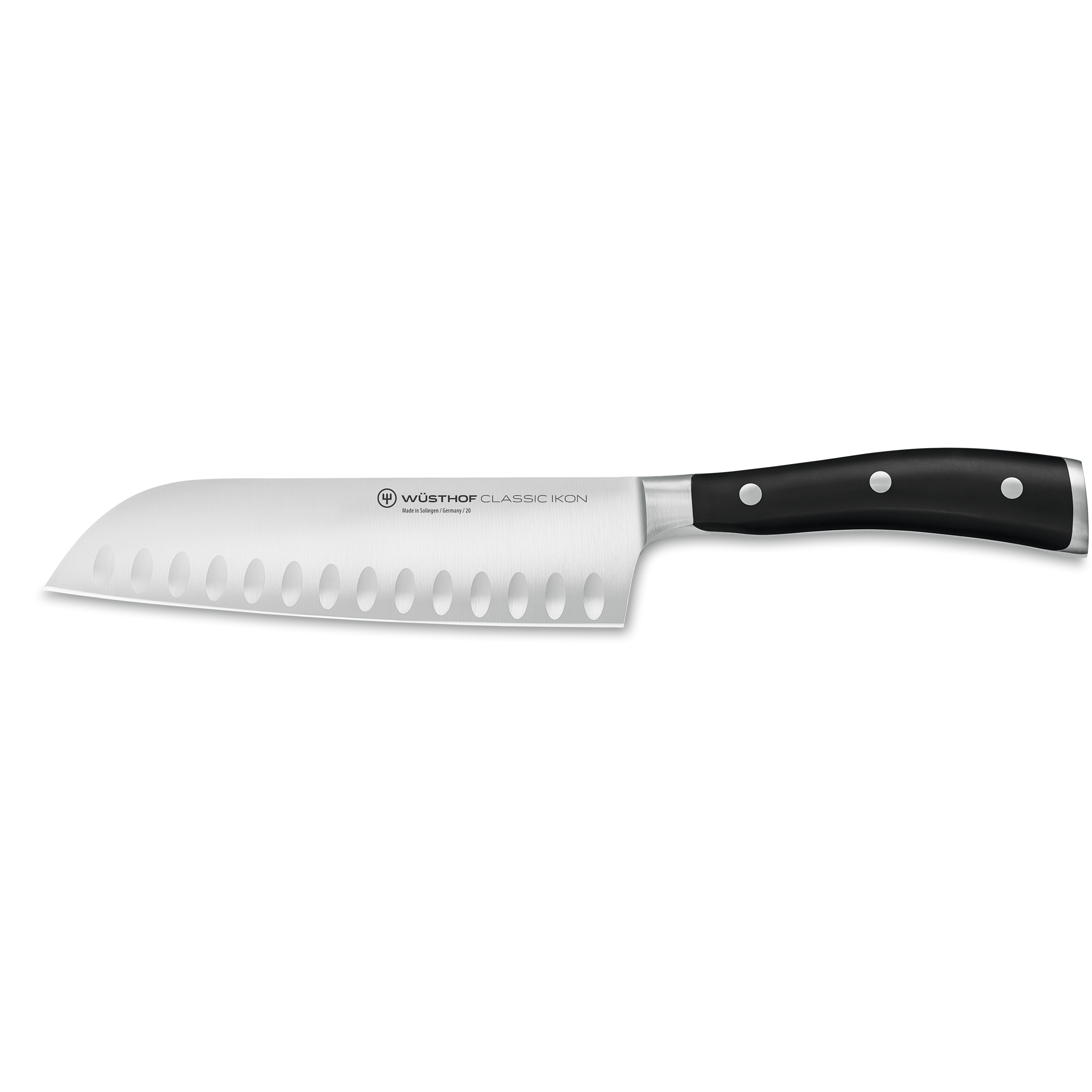 Classic Ikon 7-Inch Hollow Edge Santoku - Thumbnail 2