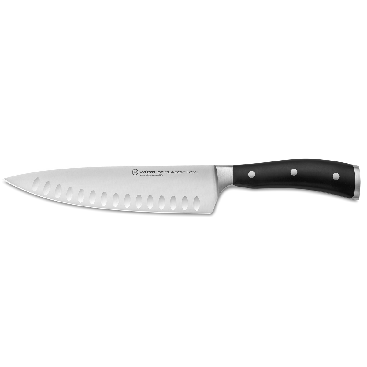 Cuchillo de chef clásico Ikon de 8'' con filo hueco