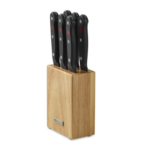 WÜSTHOF Gourmet 7-Piece Steak Block Set