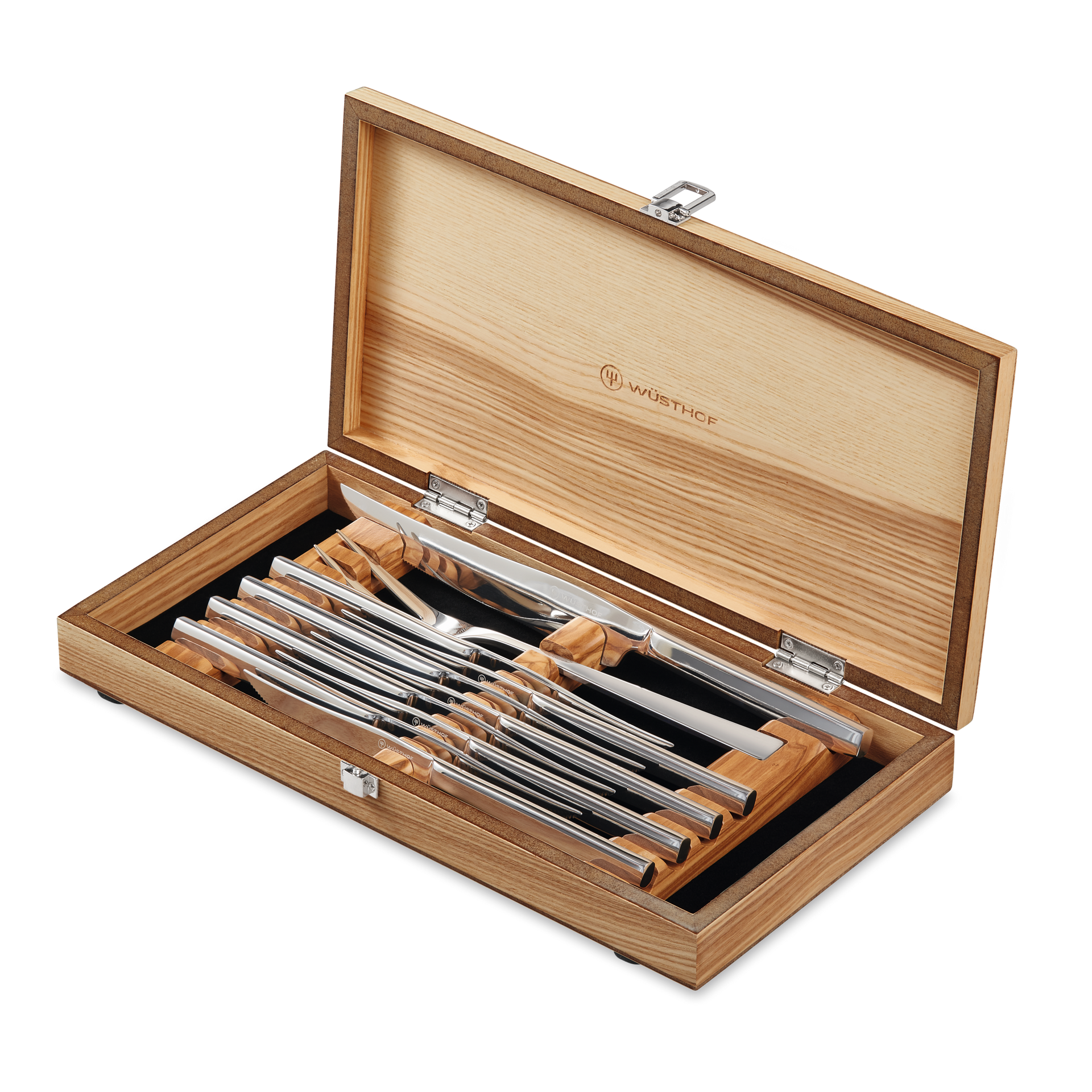 WÜSTHOF 10-Piece Stainless Mignon Steak & Carving Set WÜSTHOF 10-Piece Stainless Mignon Steak & Carving Set