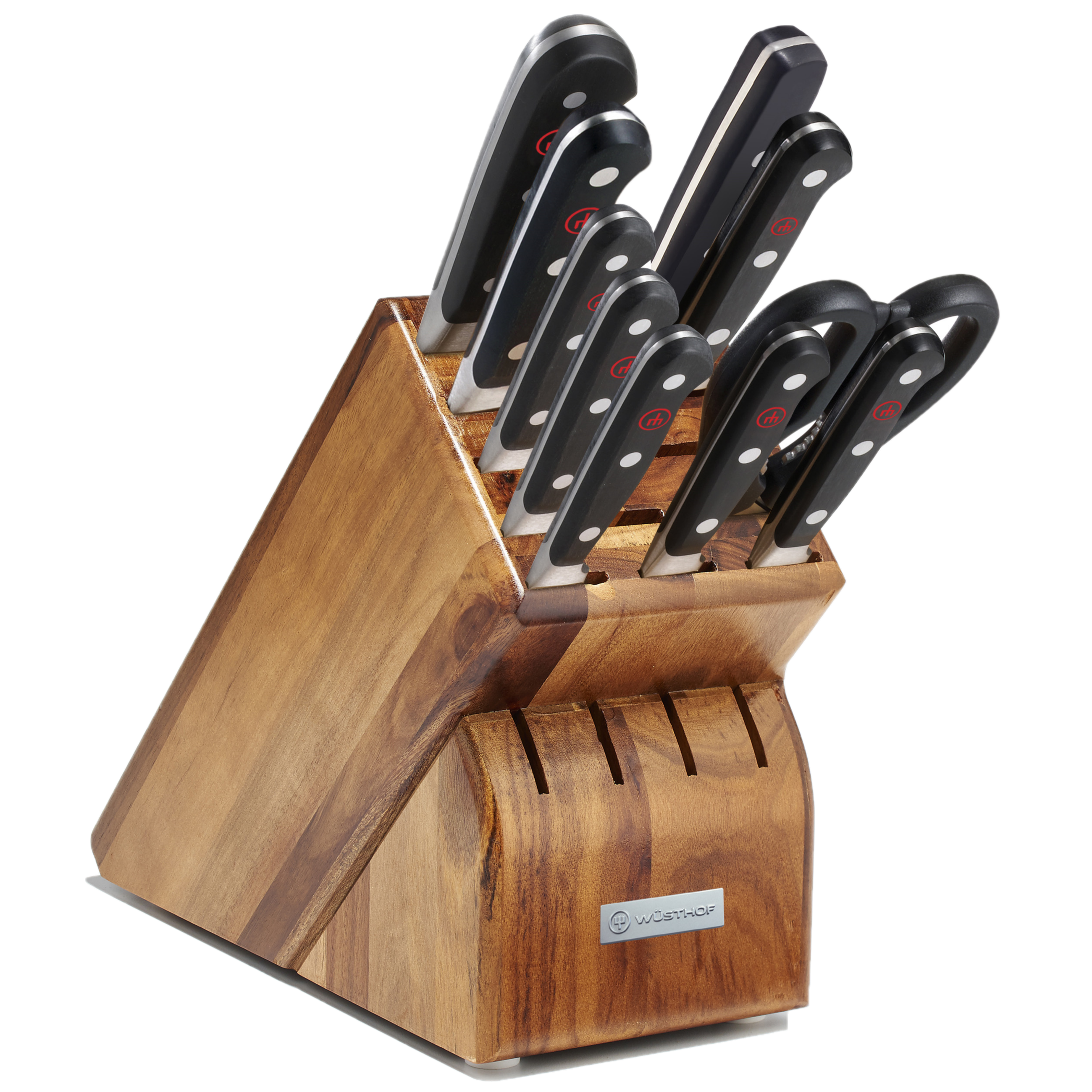 WÜSTHOF Classic 11-Piece Knife Block Set, Acacia