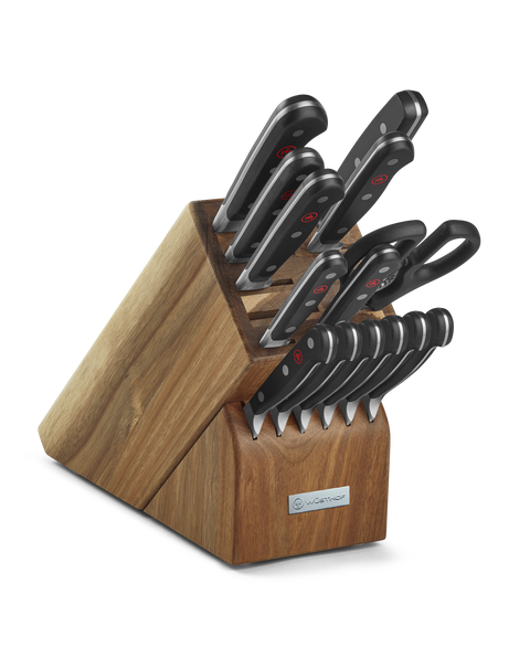 Classic 15-Piece Knife Block Set, Acacia