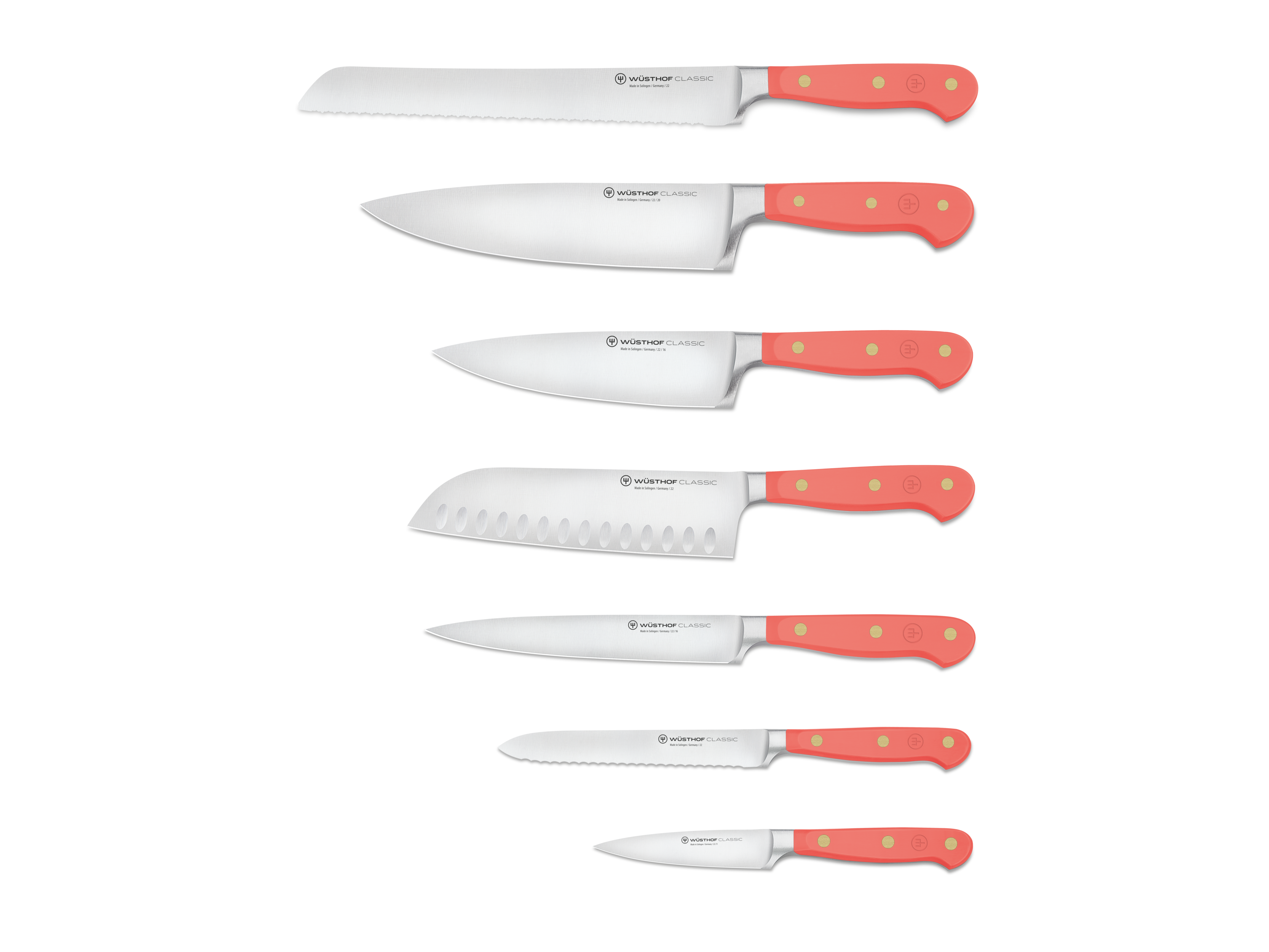 Wusthof Gourmet Messer-Block-Set, 18-teilig – Inkl. Kochmesser, Brotmesser, Santoku, Steakmesser & Schleifstahl