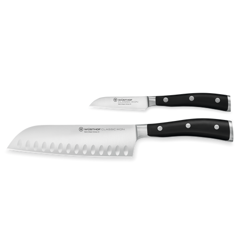 00025 包丁　wusthof 4906/20cm IKON 元箱付　未使用品 WÜSTHOF Classic Ikon 2-Piece Asian Cook's Set
