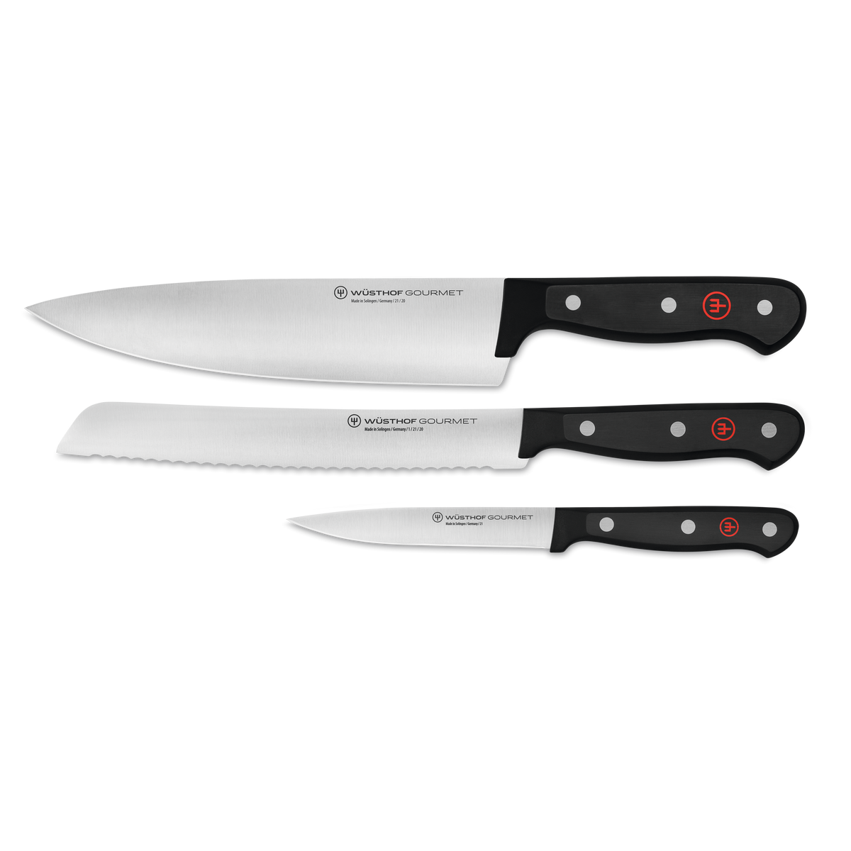 WÜSTHOF Gourmet 3-Piece Starter Knife Set WÜSTHOF Gourmet 3-Piece Starter Knife Set