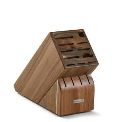 15-Slot Acacia Knife Block