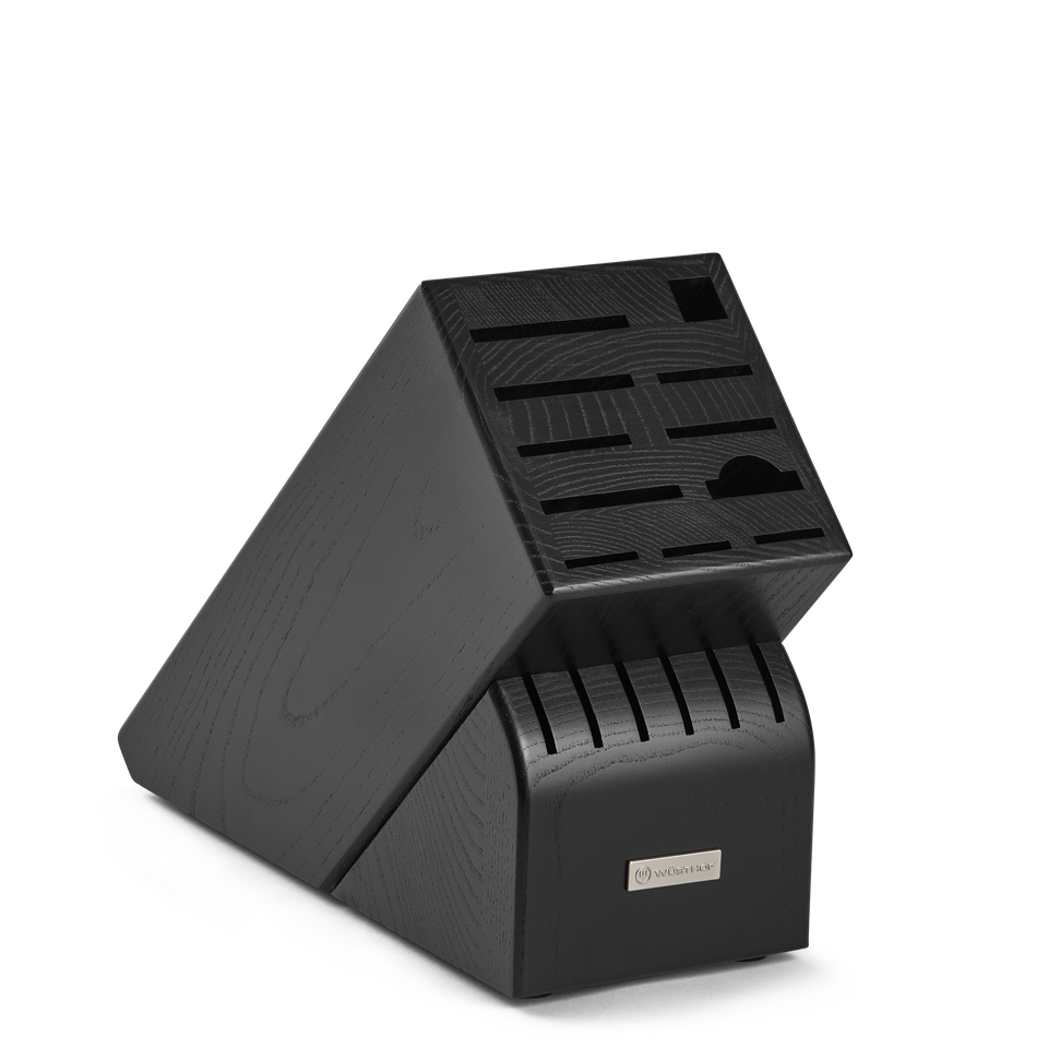 17-Slot Black Knife Block