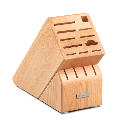 15-Slot Beechwood Knife Block