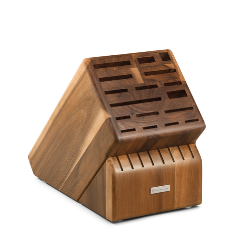 25-Slot Acacia Knife Block