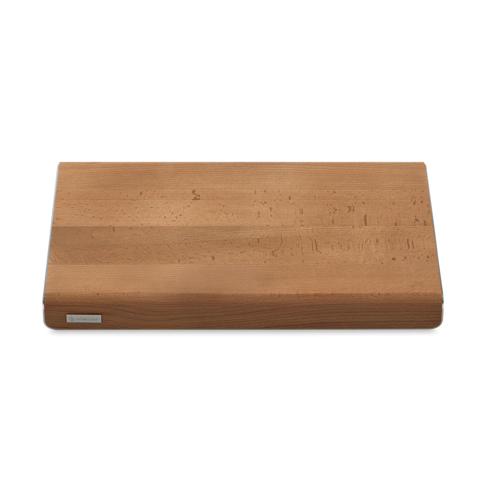Heat-Treated Beech and Stainless Steel Cutting Board